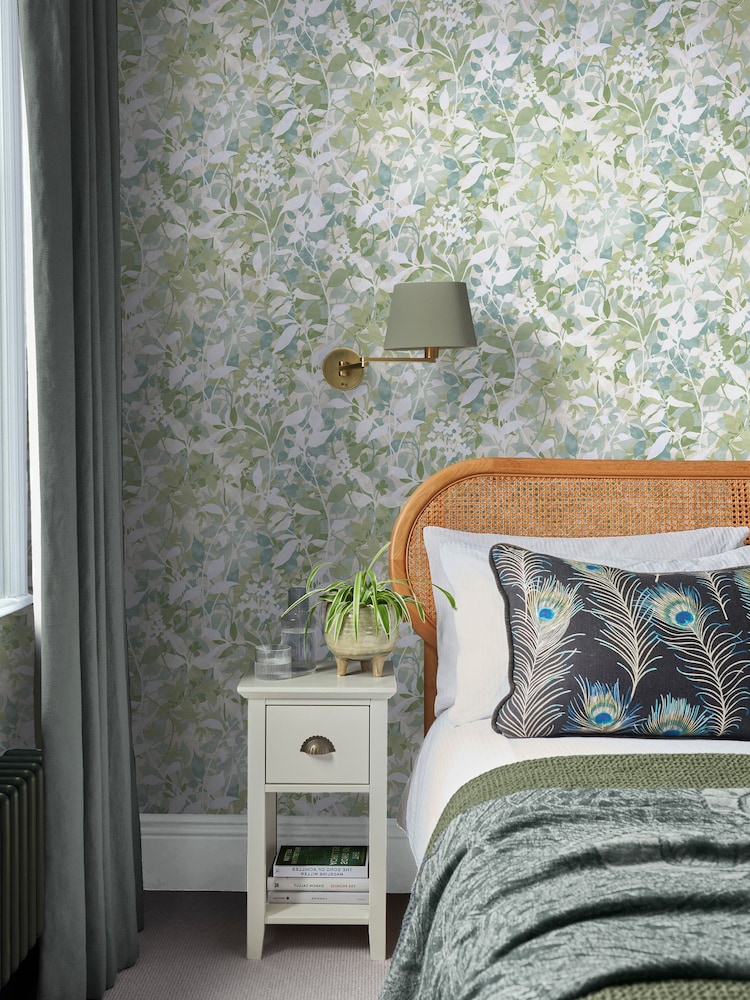 Graham & Brown Sage Fleur 10M Wallpaper - Image 1 of 4