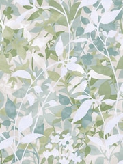 Graham & Brown Sage Fleur 10M Wallpaper - Image 2 of 4
