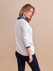 Pure Collection Cashmere Crew Neck Jumper - Image 2 of 3