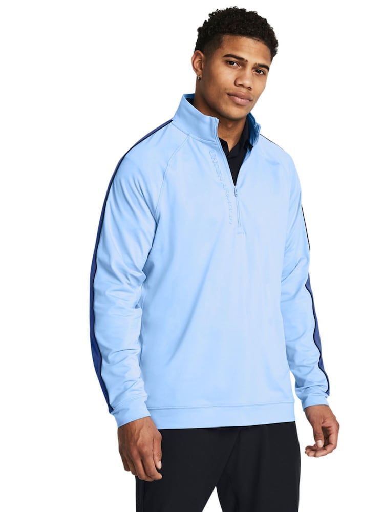 Under Armour Blue Golf Storm Midlayer Quarter Zip Sweatshirt - Image 1 of 5