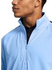 Under Armour Blue Golf Storm Midlayer Quarter Zip Sweatshirt - Image 3 of 5