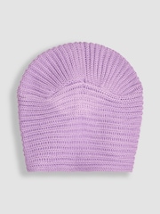 JoJo Maman Bébé Lilac Knitted Turban - Image 2 of 3