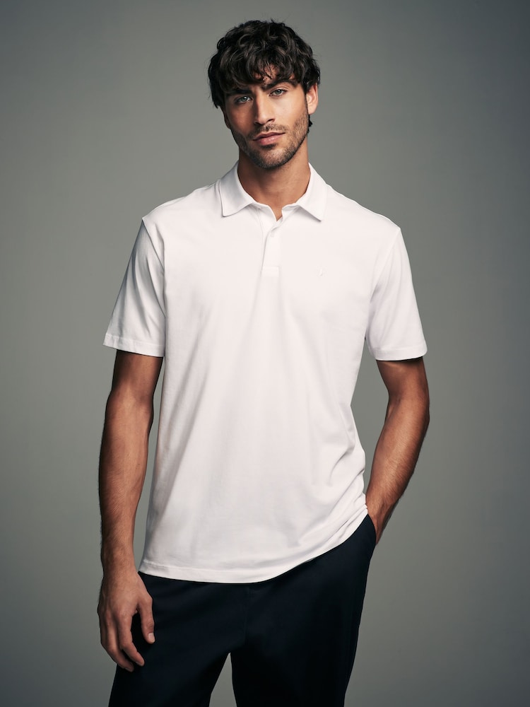 Zwart-wit print - Normale Pasvorm - Set van 3 jersey poloshirts met korte mouwen - Image 8 of 12
