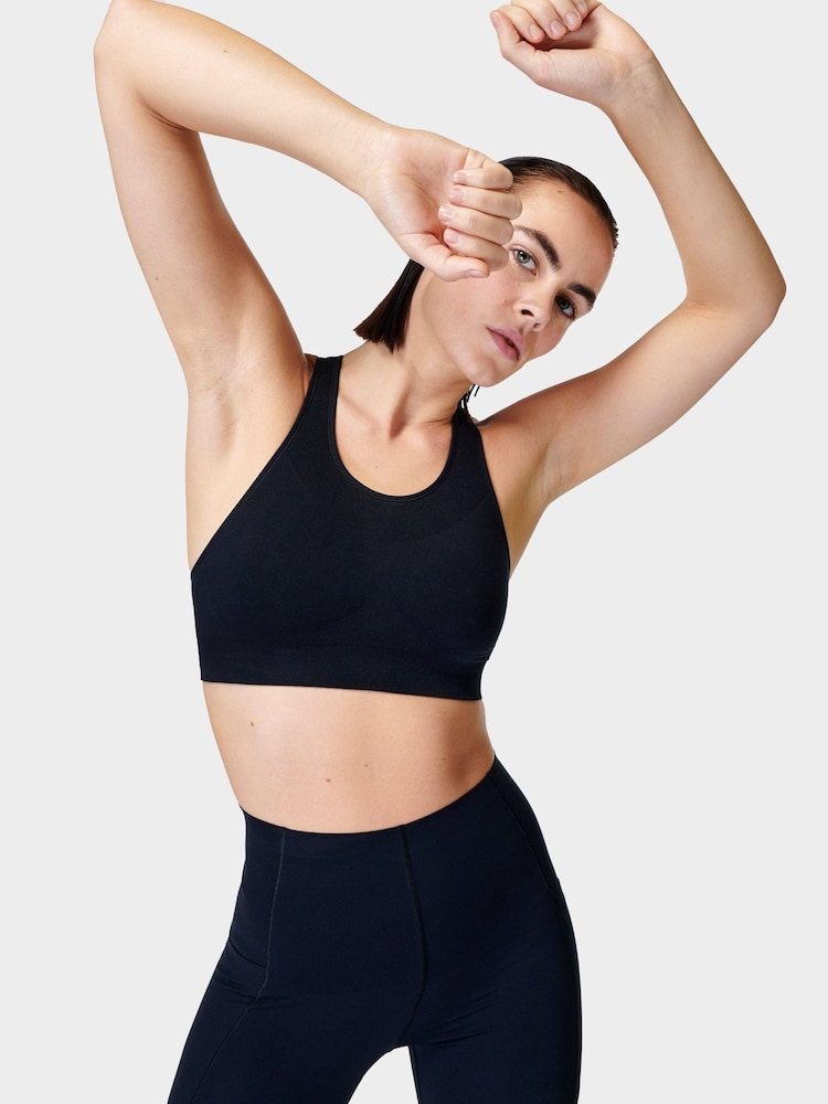 Sweaty Betty Black Stamina Sports Bra - Image 1 of 5 Sweaty Betty Black Stamina Sports Bra - Image 1 of 5