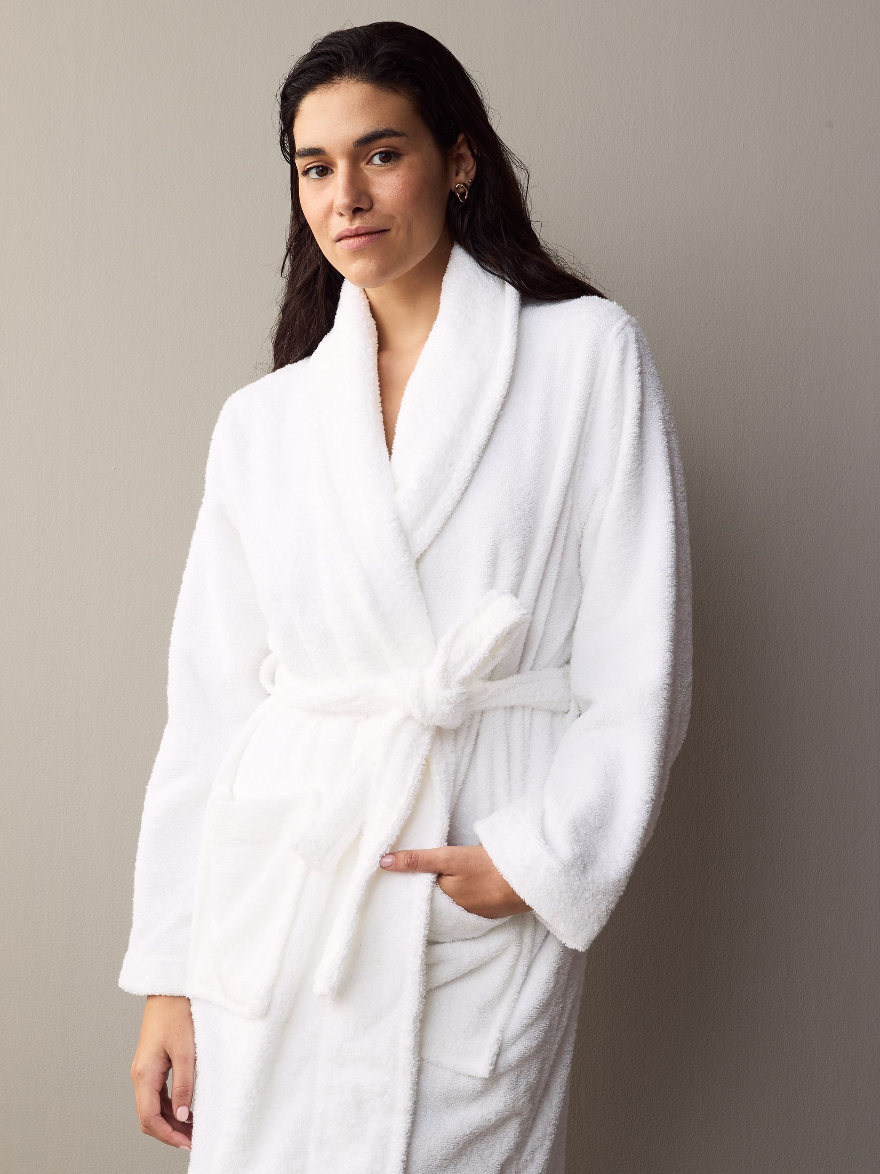 cotton towelling dressing gown ladies A2Z Women's 100% Cotton Towelling Bathrobe Hooded Dressing Gown
