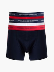 French Connection Multicolour Boxers 3 Pack - Image 1 of 4