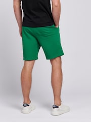 U.S. Polo Assn Green Mens Double Horsemen Sweat 100% Cotton Shorts - Image 4 of 6