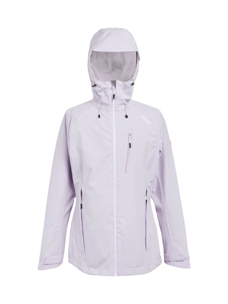 Regatta Purple Womens Birchdale II Waterproof Jacket - Image 7 of 9