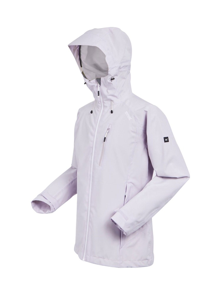 Regatta Purple Womens Birchdale II Waterproof Jacket - Image 9 of 9 Regatta Purple Womens Birchdale II Waterproof Jacket - Image 9 of 9