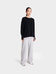 Sweaty Betty Black After Class Longline Sweatshirt - Image 2 of 5