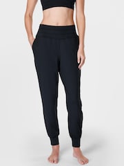 Sweaty Betty Black Gaia Performance Yoga Joggers - Image 1 of 8