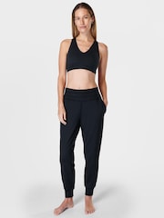 Sweaty Betty Black Gaia Performance Yoga Joggers - Image 3 of 8