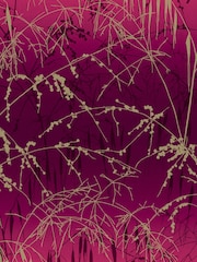 Clarissa Hulse Pink Meadow Grass Wallpaper - Image 2 of 3
