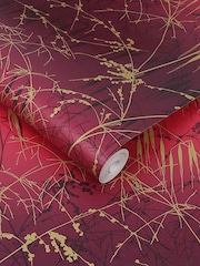 Clarissa Hulse Pink Meadow Grass Wallpaper - Image 3 of 3