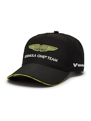 Fanatics Aston Martin Aramco Cognizant F1 2024 Team Black Cap - Image 1 of 3