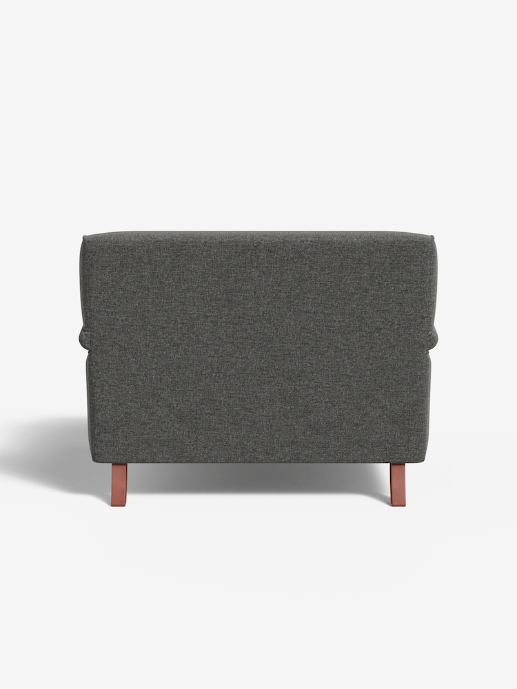 MADE.COM Textured Weave Stone Grey Orson Loveseat - Image 2 of 3