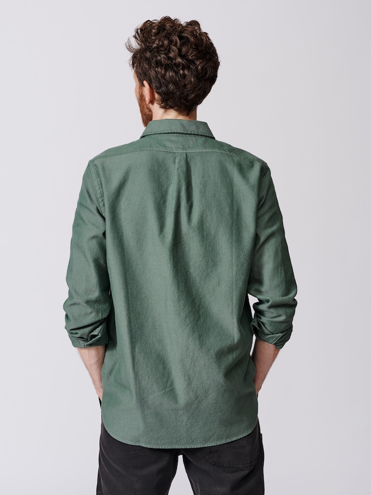 Aubin Oxcombe Brushed Oxford Button Down Shirt - Image 2 of 7