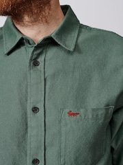 Aubin Oxcombe Brushed Oxford Button Down Shirt - Image 4 of 7