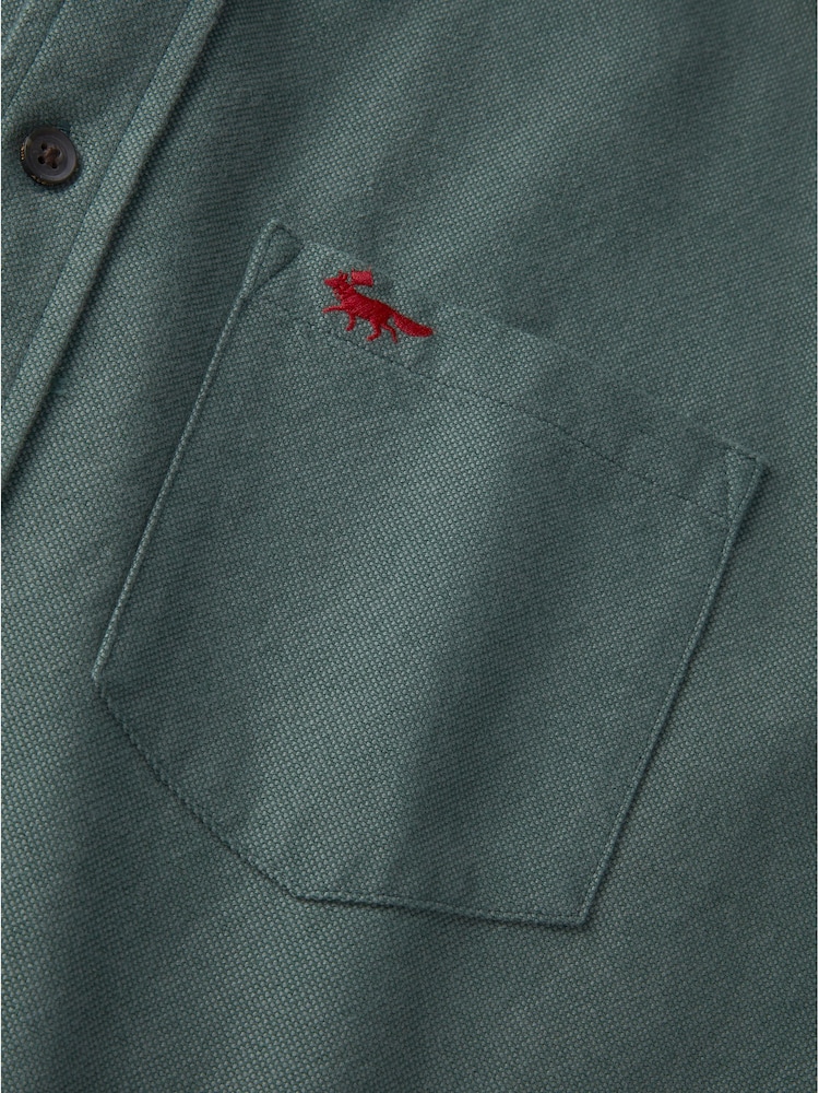 Aubin Oxcombe Brushed Oxford Button Down Shirt - Image 7 of 7