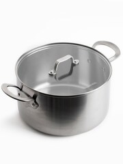 Mauviel 1830 Silver Tri-Ply 24Cm Casserole - Image 1 of 3