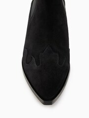 AllSaints Black Dellaware Suede Boots - Image 4 of 5