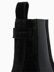 AllSaints Black Dellaware Suede Boots - Image 5 of 5