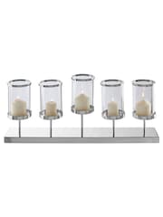 Interiors by Premier Silver Kensington Townhouse 5 Light Candle Holder - Image 4 of 4