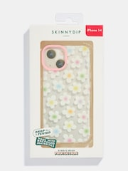Skinnydip Gradient Rainbow Daisy Wildflower Thistle Shock iPhone CaseiPhone 14 Plus Case - Image 4 of 4
