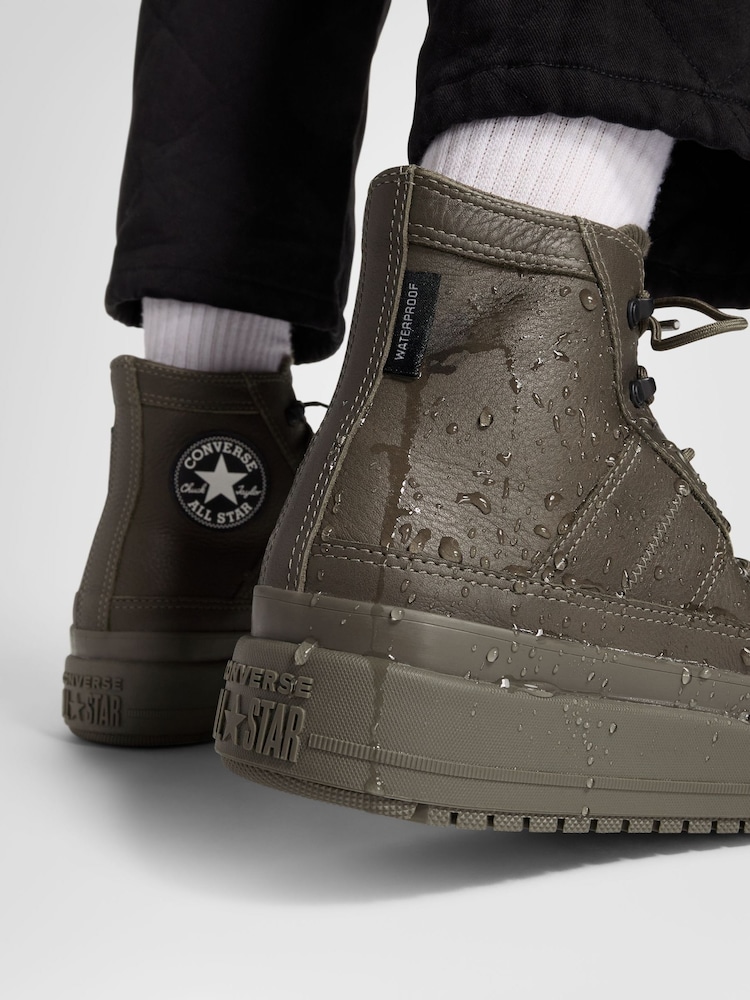 Converse Grey Chuck Taylor All Star Equip Boots - Image 4 of 15