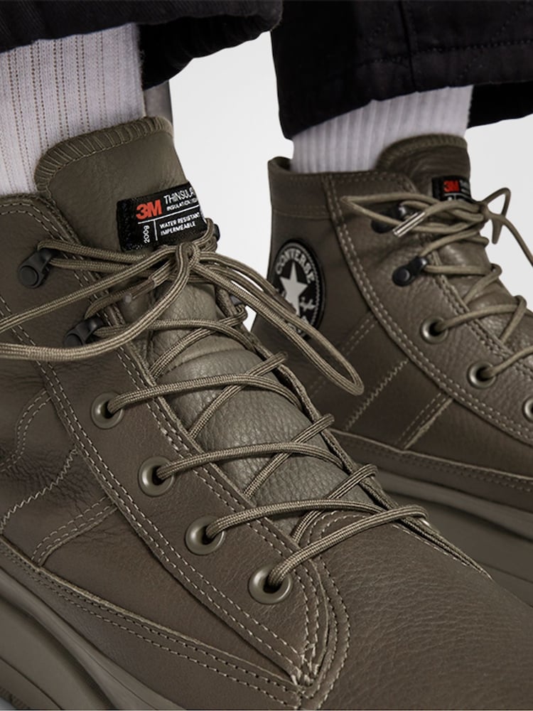 Converse Grey Chuck Taylor All Star Equip Boots - Image 5 of 15