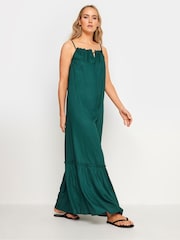 Long Tall Sally Maxi Halter Rüschenhalskleid - Bild 2 von 5
