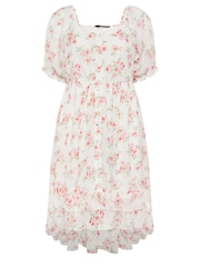 Yours Curve Pink Limited Floaty High Low Dress - Image 5 of 5
