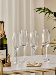 Set of 4 Ottilie Champagne Flute Glasses - Изображение 2 из 4