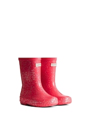 Hunter Kids First Classic Glitter Wellies - Image 2 of 4