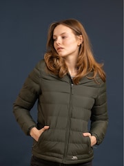 Trespass Green Elegant Padded Jacket - Image 3 of 5