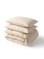 Night Lark Plain Coverless Duvet and Pillowcase Set - Image 4 of 5