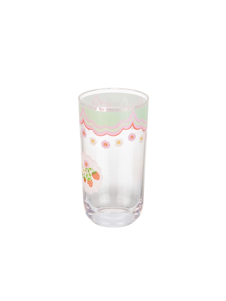 Cath Kidston Set of 6 Strawberry Shatter Resistant High Ball Glasses - Image 5 of 5