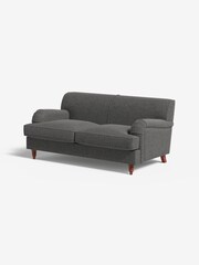 MADE.COM Textured Weave Stone Grey Orson 2 Seater Sofa - Image 1 of 3