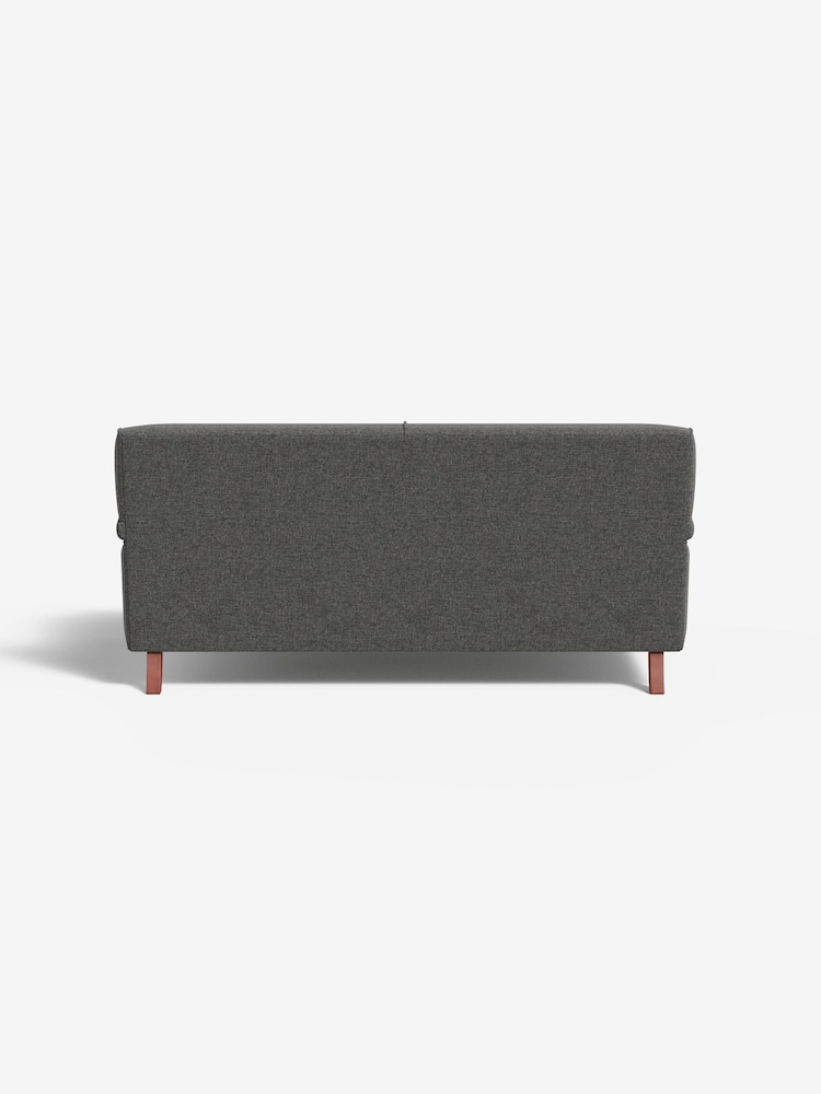 MADE.COM Textured Weave Stone Grey Orson 2 Seater Sofa - Image 2 of 3