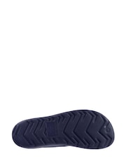 Totes Navy Ladies Solbounce Toe Post Flip Flops Sandals - Image 5 of 5