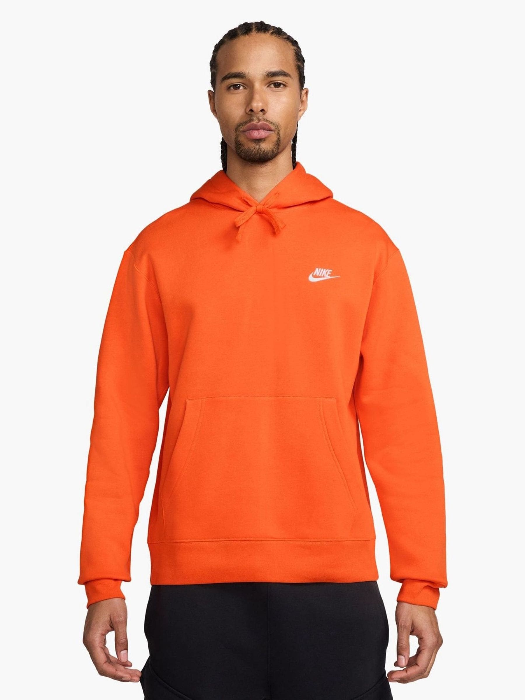 Nike Safety Orange Club Pullover Hoodie