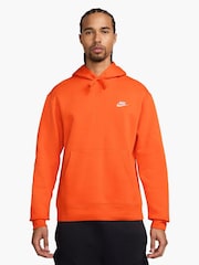 Nike Safety Orange Club Pullover Hoodie - Image 1 of 3