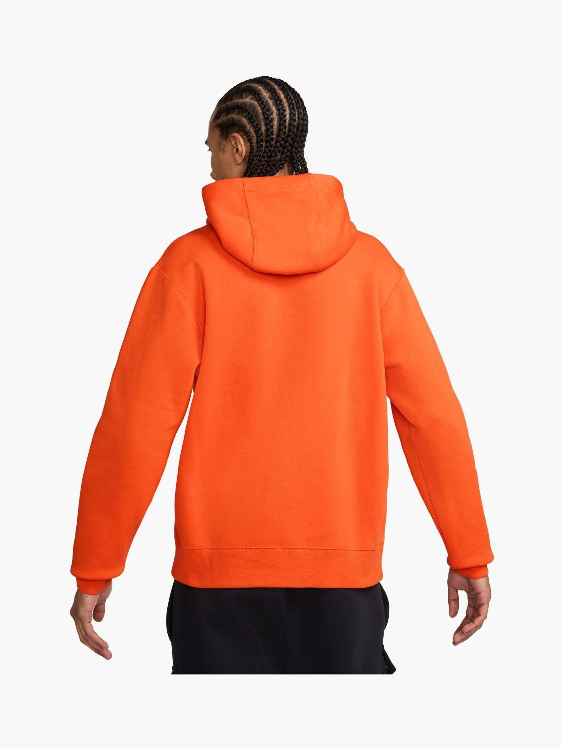 Nike Safety Orange Club Pullover Hoodie