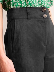 Boden Black Westbourne 100% Linen Shorts - Image 2 of 5