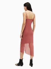 AllSaints Pink Ulla Dress - Image 2 of 5