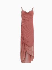 AllSaints Pink Ulla Dress - Image 5 of 5