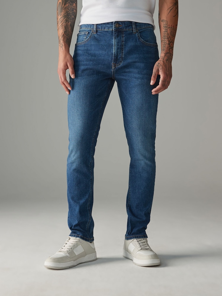 Blue Skinny Fit Classic Stretch Jeans - Image 1 of 11