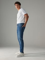 Blue Skinny Fit Classic Stretch Jeans - Image 3 of 11
