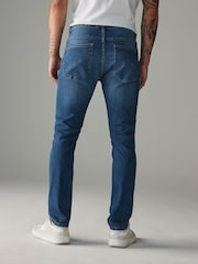 Blue Skinny Fit Classic Stretch Jeans - Image 4 of 11