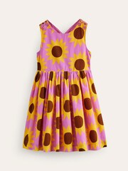 Boden Pink Cross-Back Dress - Image 1 of 3